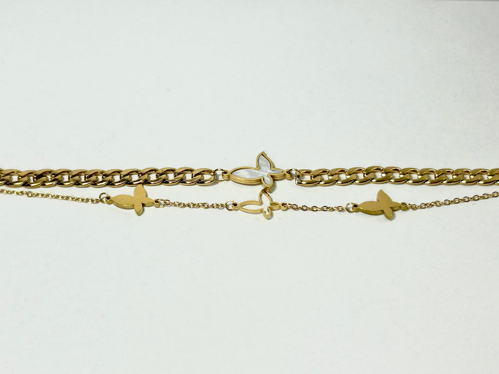Pulsera Butterfly gold