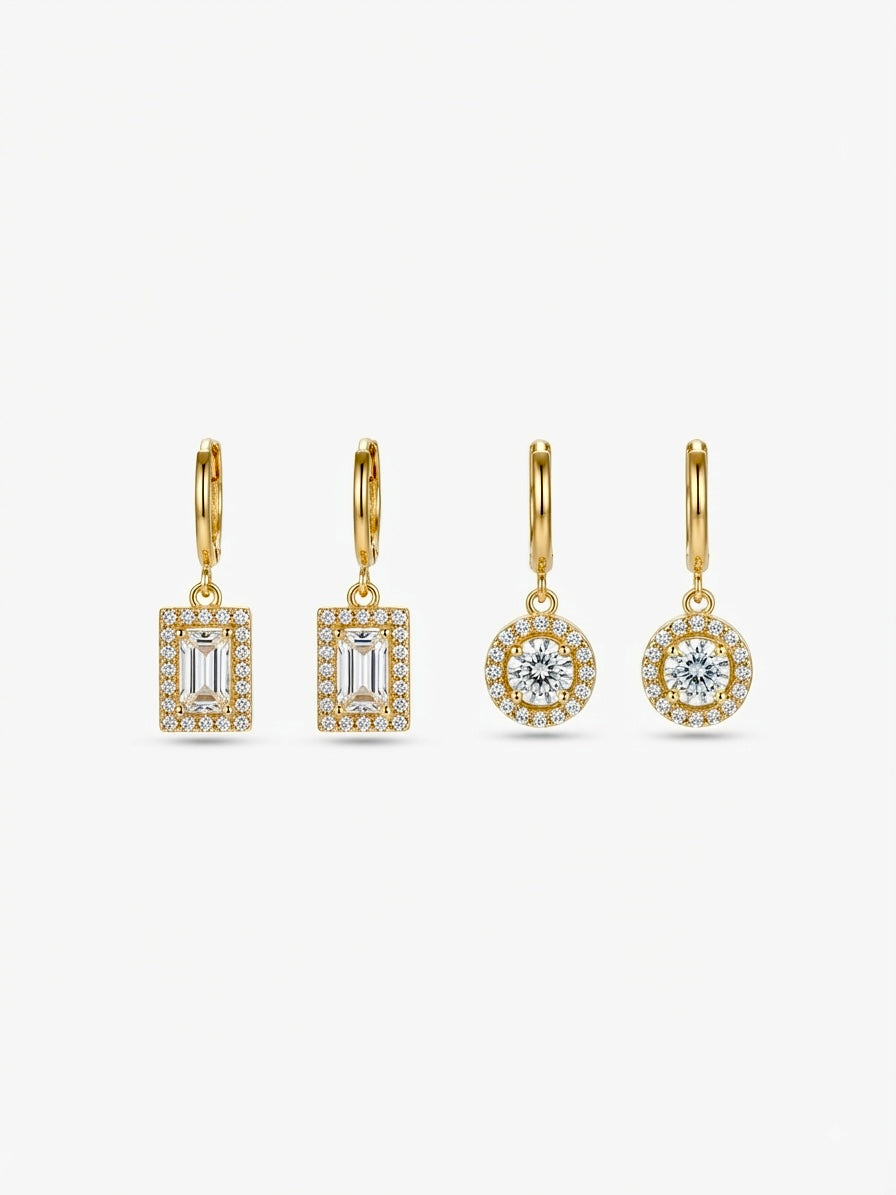 Pendientes Aro con diamantes