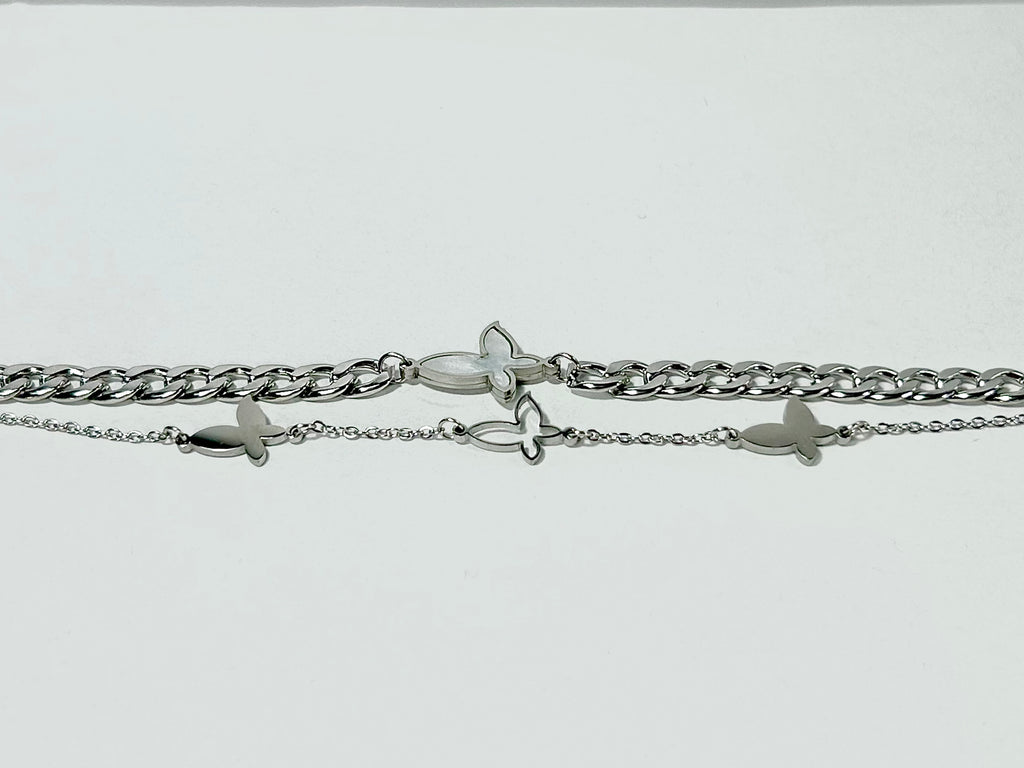 Pulsera Butterfly silver