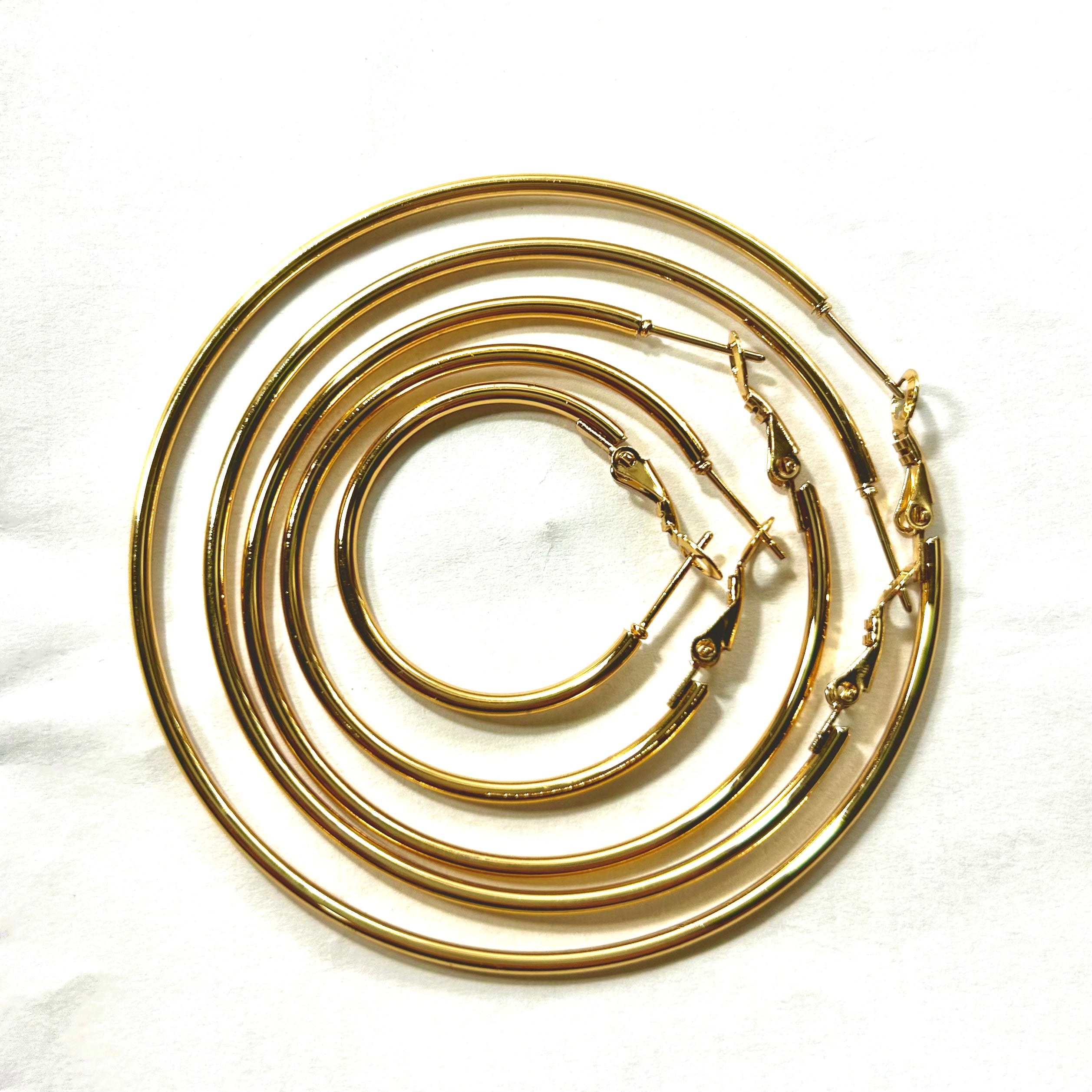 Pendientes Aros Clásicos gold