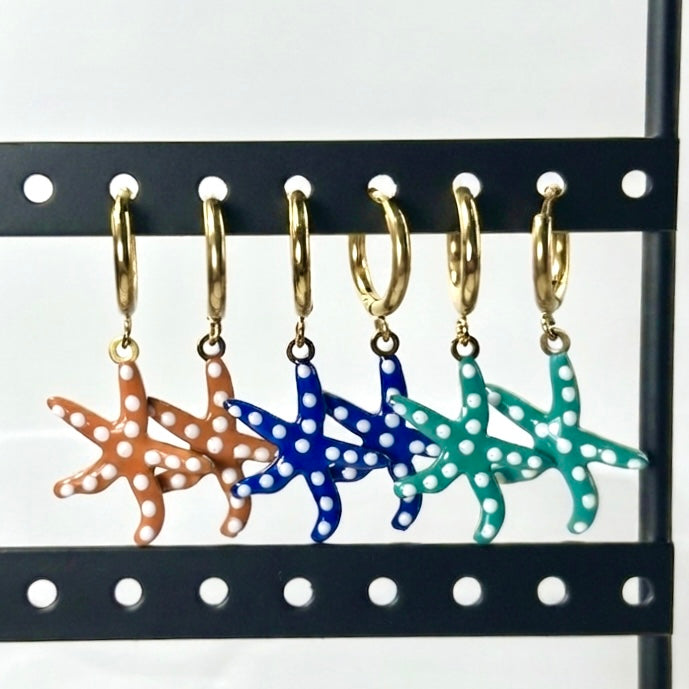 Pendientes Estrella de Mar