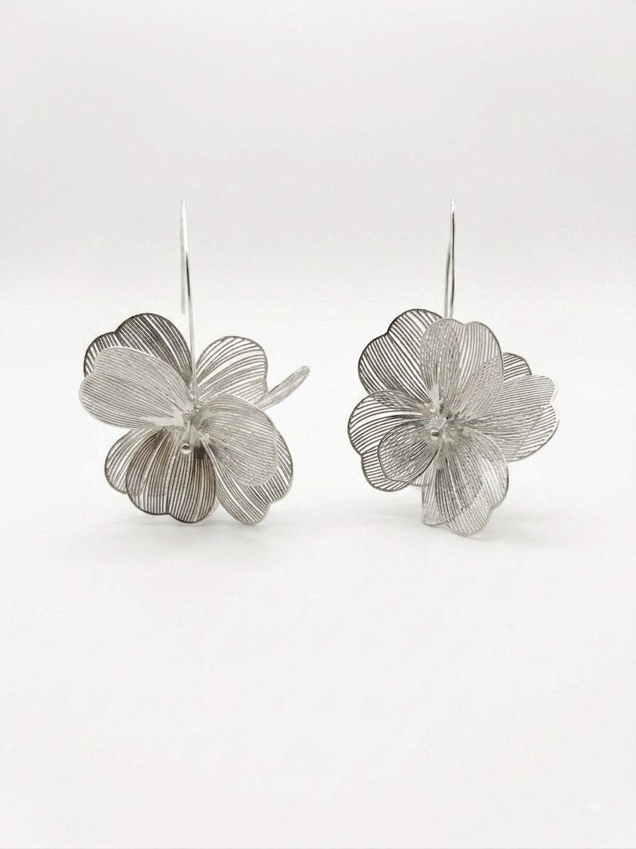 Pendientes Saz silver
