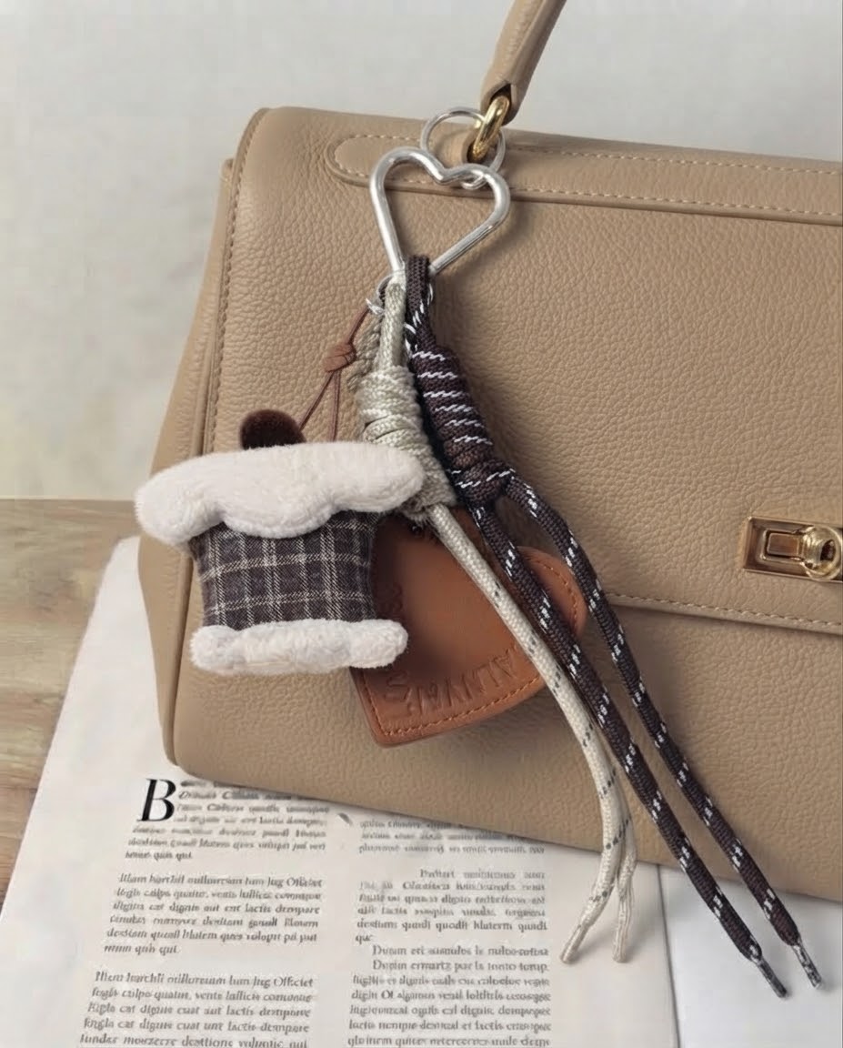 Llavero para bolso cupcake